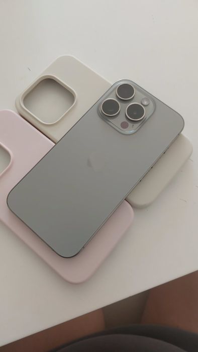 iphone 15 pro 128gb platinum silver