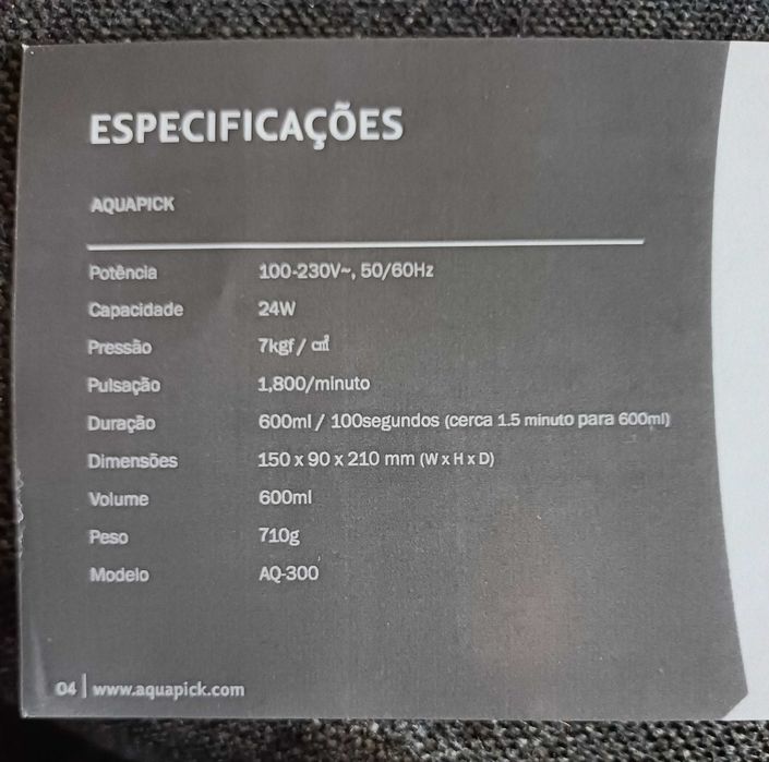 Irrigador de Higiene Oral