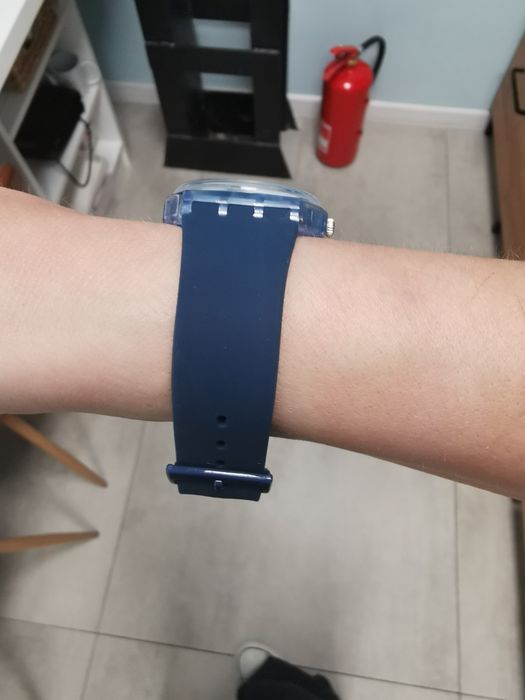 Zegarek swatch gent błękitny granatowy unisex