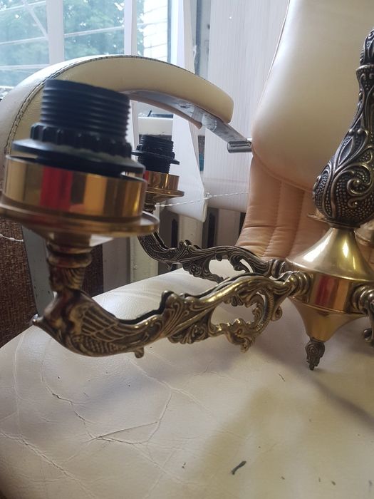 Продам латунна або бронзова люстра