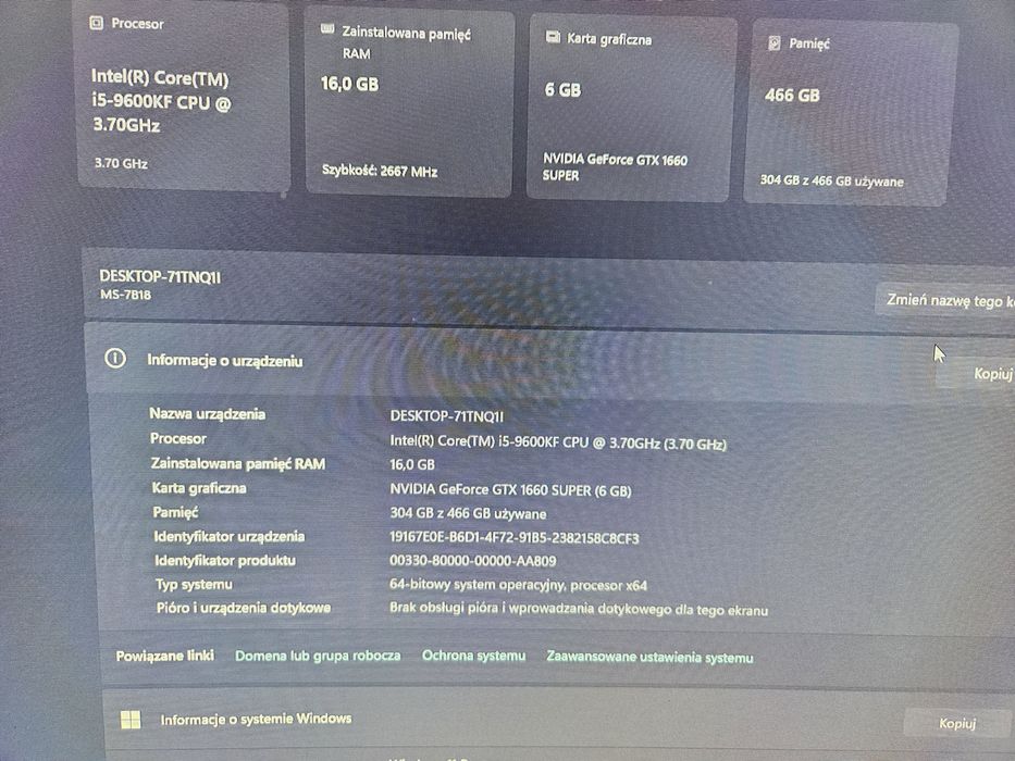 I5-9600k, GTX 1660 Super 6gb