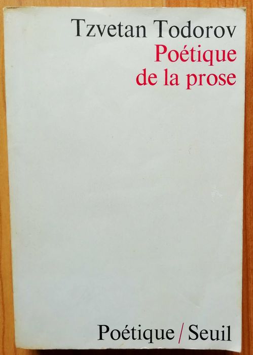 The Poetics of Prose - Tzvetan Todorov