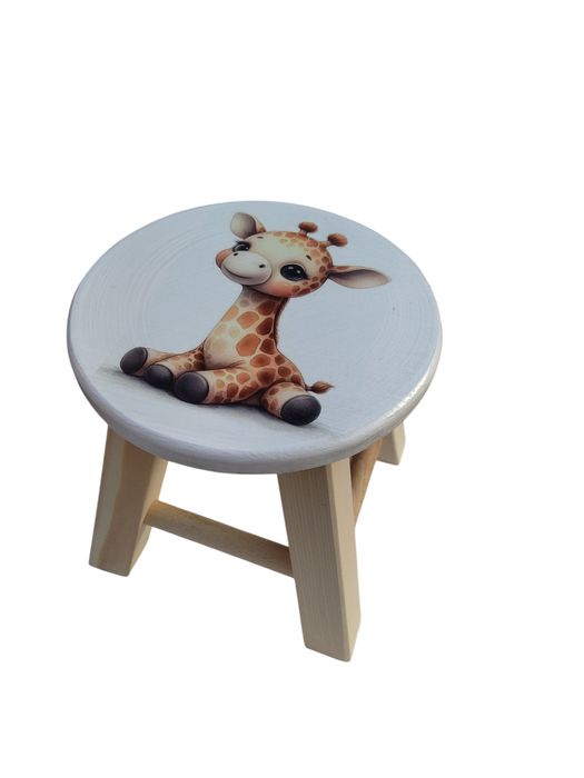 Стілець табурет дитячий дерев'яний ручної роботи розмир 25*25*24.