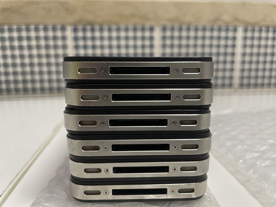 Lote de 6 iphones 4s pretos