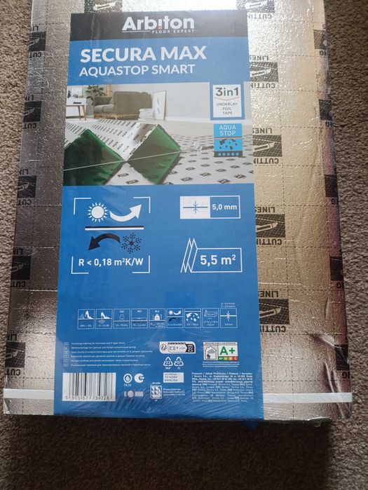 Podkład pod panele laminowane Secura Max