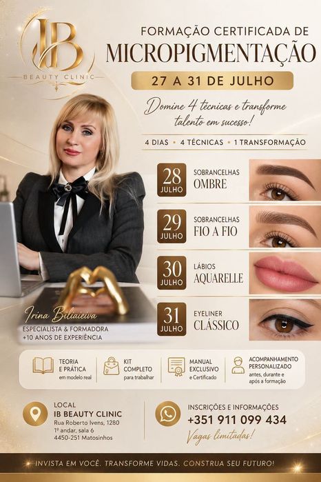 Formação Profissional - Micropigmentação 5 dias