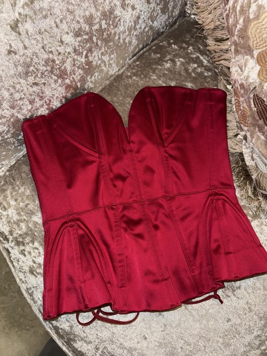 Корсет agent provocateur красный шелковый оригинал