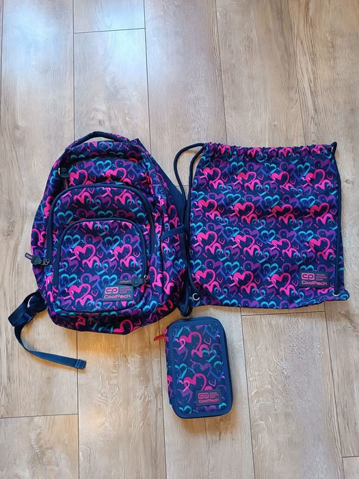 Zestaw Cool Pack plecak worek piórnik gratis