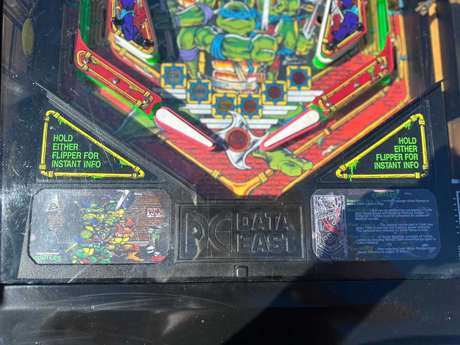Máquina Flippers PINBALL TURTLES completamente restaurada.