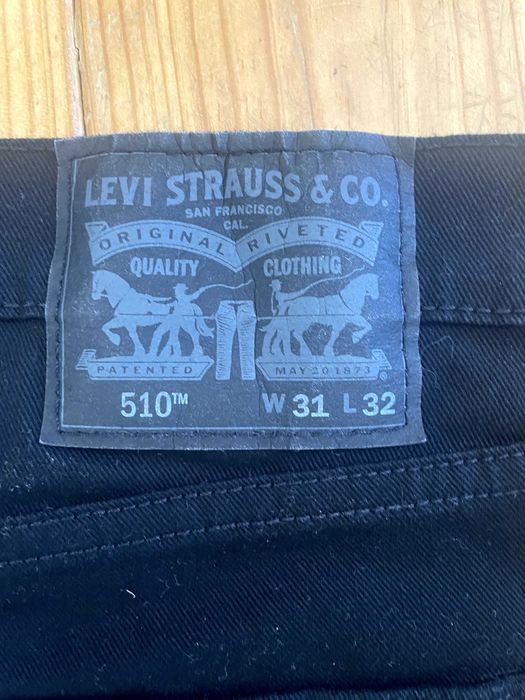 Levi's 510 calças de ganga - novos nunca usados - preta