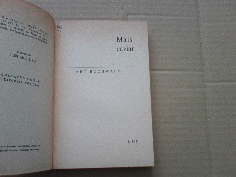 Mais Caviar Art Buchwald