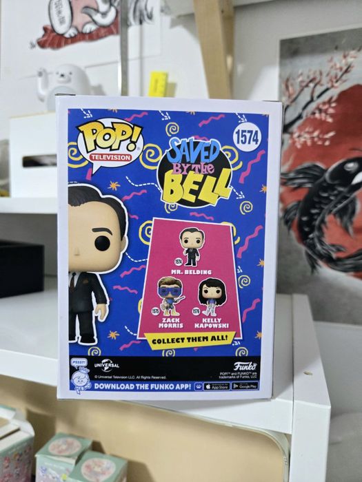 Funko Pop saved by the bell mr. Belding vinyl figure 1574
