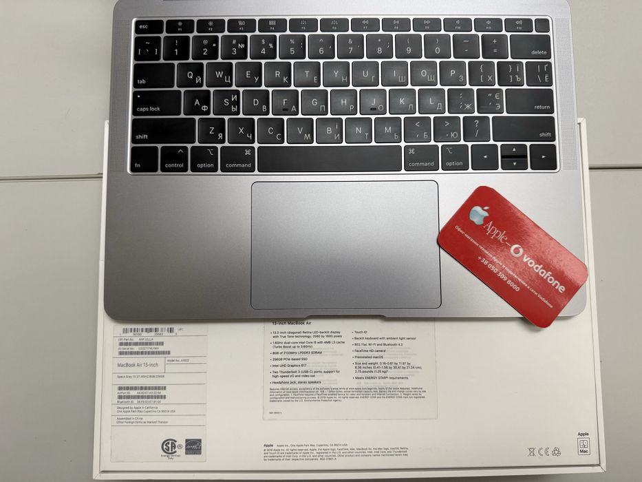 MacBook Air 13" i5 256GB S. Gray ідеал mid 2019