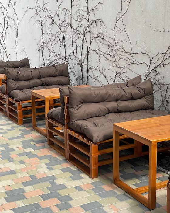 ‼️КРАЩА ЦІНА – М’які подушки на піддон | лавку | гойдалку | садові меблі | крісло-качалку | лежак | шезлонг | диван | для меблів з ротангу | матрас