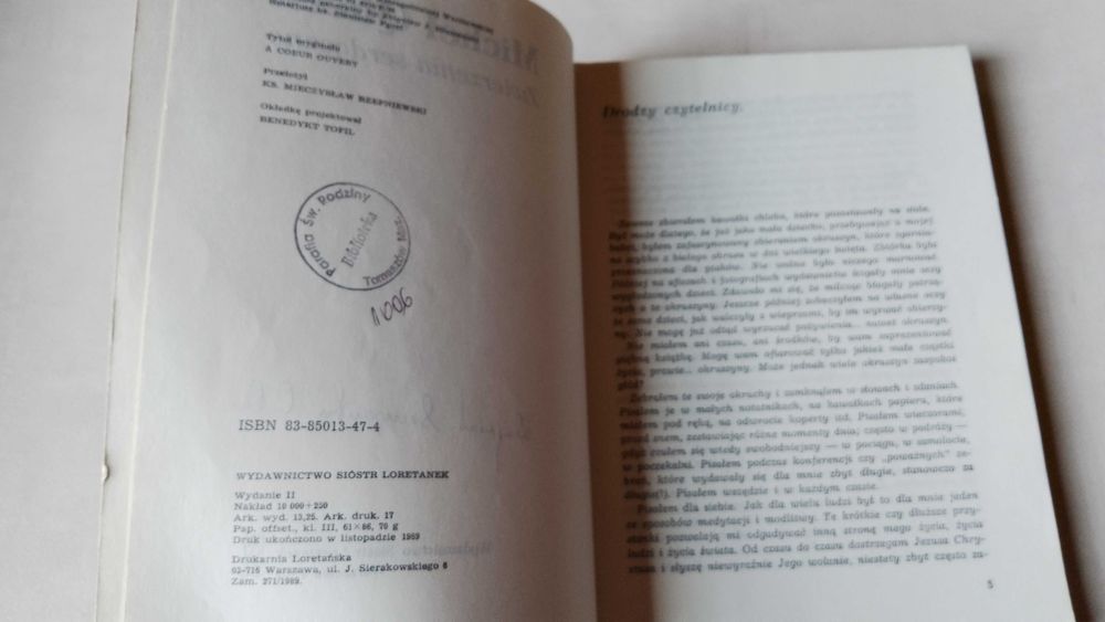 Michel Quoist "Zwierzenia serdeczne" 1989