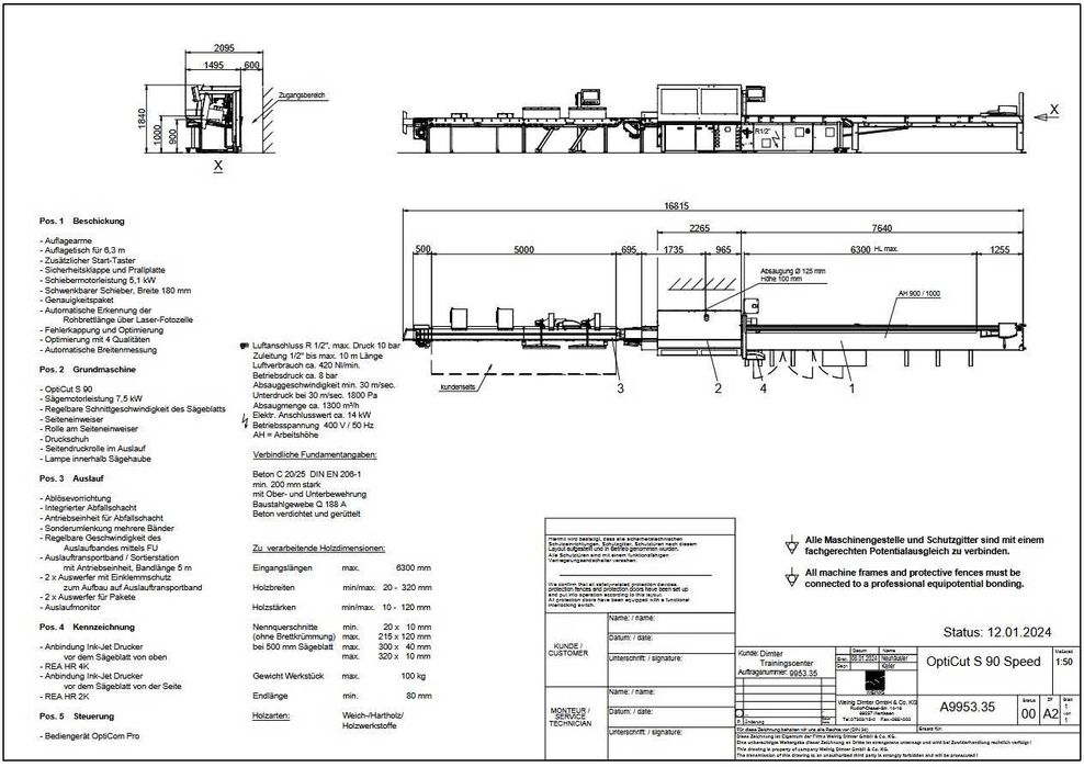 WYJATKOWA  Optymalizerka WEINIG SolidCut PF 900 High Speed