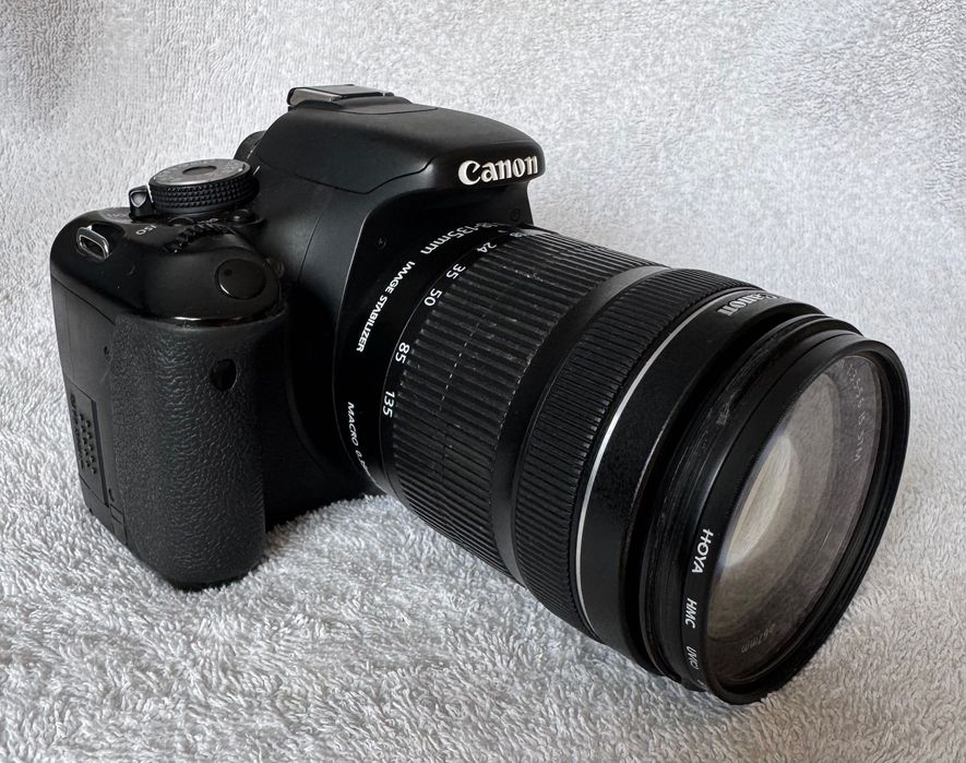 Aparat Canon 600D + 18-135 + 55-250