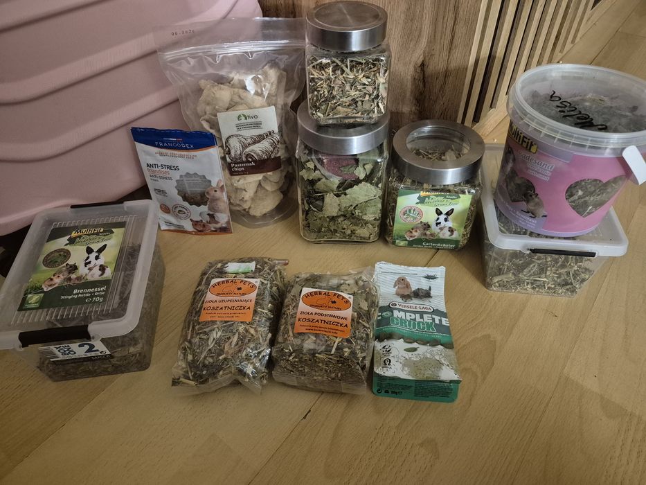 Klatka dla kosztniczek + akcesoria + przysmaki