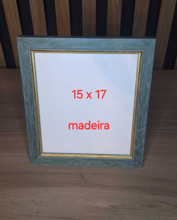 2 molduras - Madeira e acrilico - varias medidas