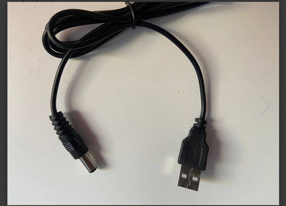 5v, 9v, 12v - Кабель живлення, WI Fi роутера.