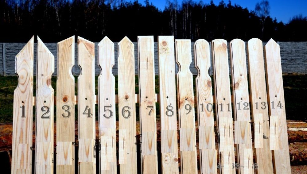 Sztacheta dębowa Sztachety Dębowe dąb 100x9x2 Każdy wymiar
