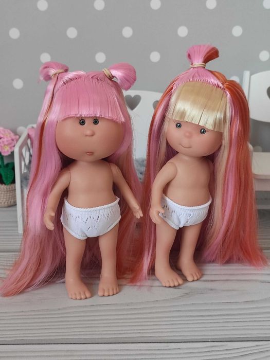 Лялька Літл Піппа, Літл Міа Нінес з довгим рожевим волоссям Little Pippa Little Mia Nines d'Onil, 23 см