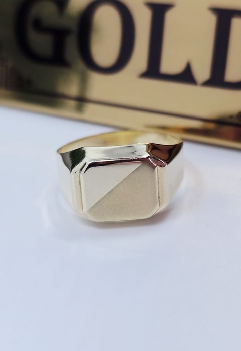 Złoty sygnet męski próba 585 14k