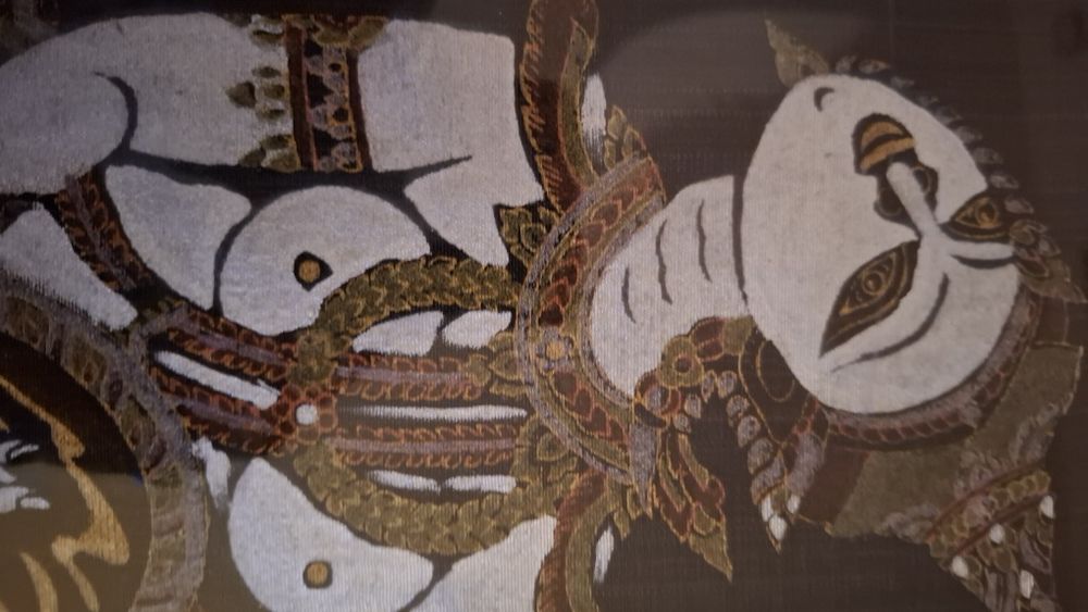 Quadro tecido tailandês