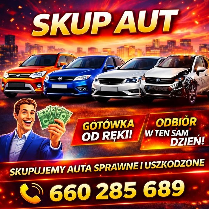 SKUP-AUT  kasacja pojazdów  złomowanie Dziś dzwonisz DZIŚ jesteśmy