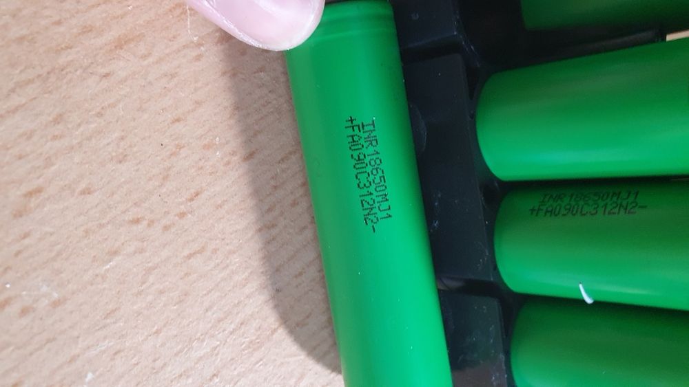 Celulas 18650 lg mj1