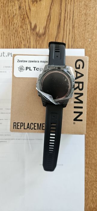 Garmin Fenix 7 Saphire Solar z mapami PL Topo - nowy, na gwarancji