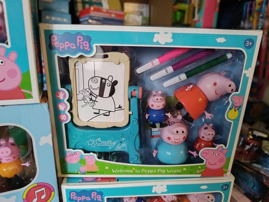 Фігурки Свинка Пеппа Пепа ігровий набір для дівчинки пазли гітара