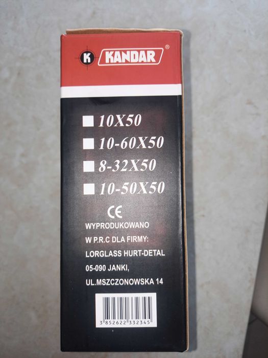 Nowa lornetka kandar