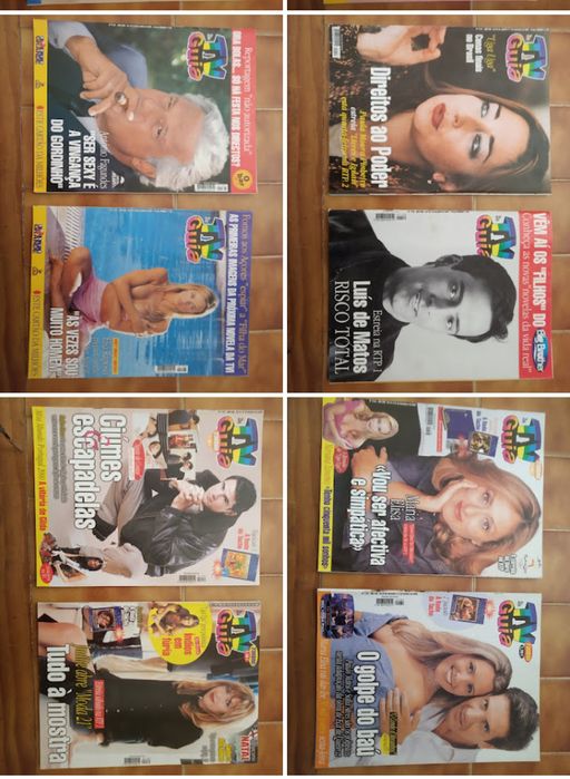 Lote de revistas TV GUIA