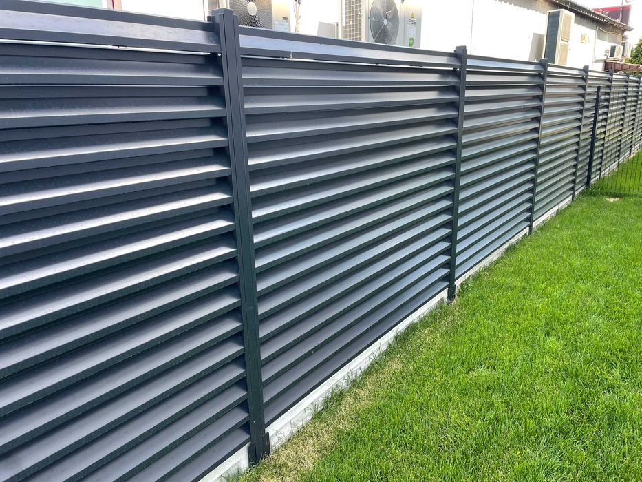 ogrodzenie aluminiowe NOWOCZESNE