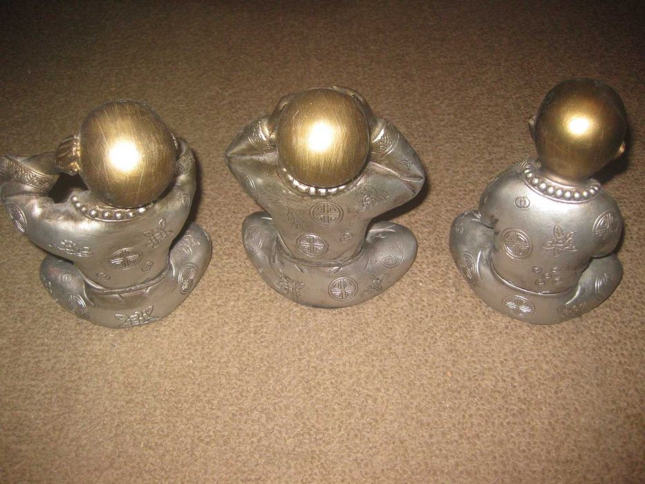 Budas "Trio dos Sentidos" Impecáveis!