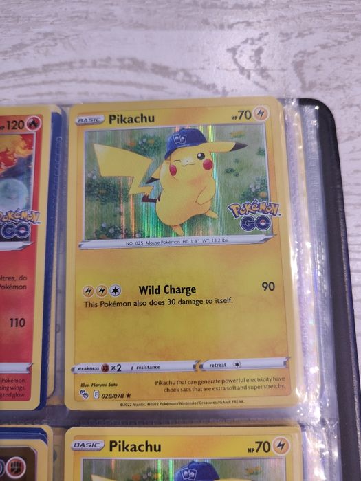 Karta Pokemon TCG Pikachu Holo Pokemon GO