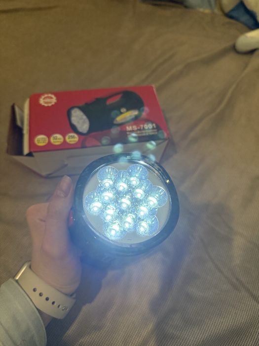 Ліхтар LED MS-7001 ручний акумуляторний