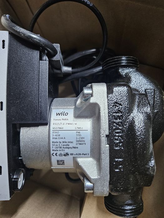 Pompa obiegowa wody WILO Yonos Para RS15/7.0-PWM1 np. do pomp ciepła  Daikin