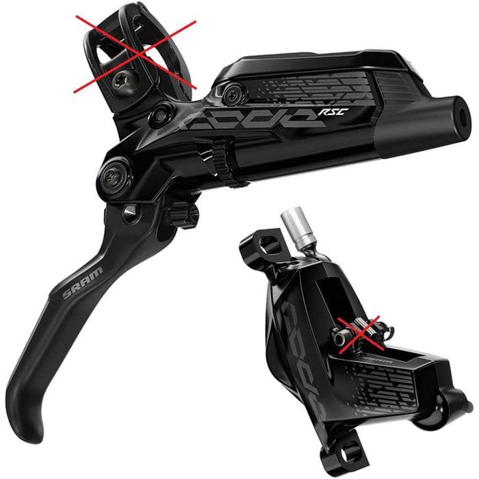 NOWY SRAM CODE RSC hamulec 80cm bez klocków i obejmy kierownicy RYSKI FV23%