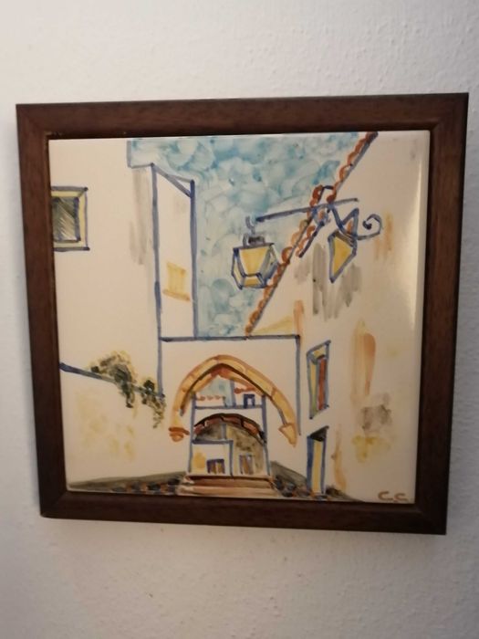 Azulejos pintados á mão cidade d, Évora cada 20,00 não á cobrança