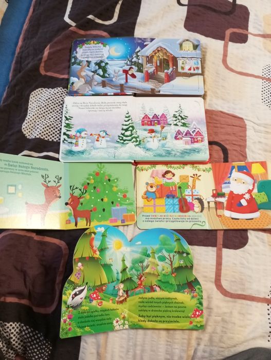 Zestaw książek święta Mikołaj 2 z puzzlami