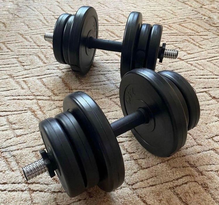 РОЗПРОДАЖ гантелі розбірні 22 кг набір