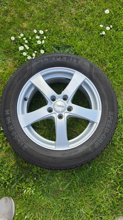 Felgi Dezent 5x108 z oponami zimowymi ford volvo