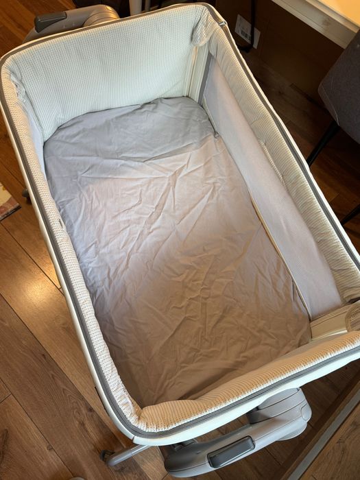 Łóżeczko Dostawne Chicco Next2MeMagic+Materac+Pościel Stan:BardzoDobry