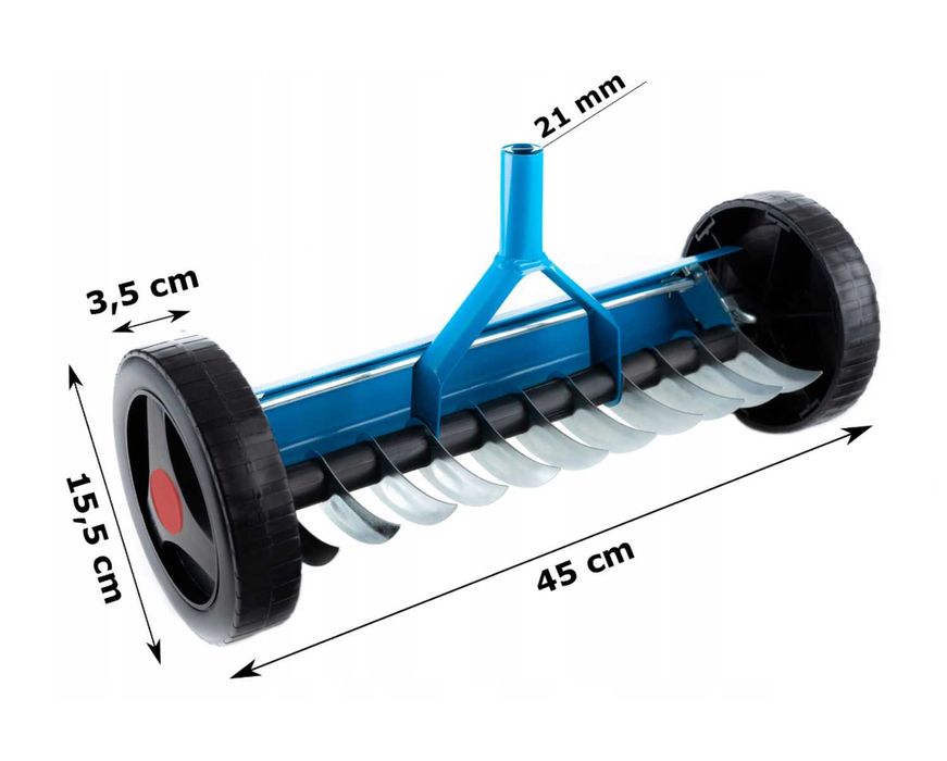 Aerator wertykulator ogrodowy trawy murawy darni