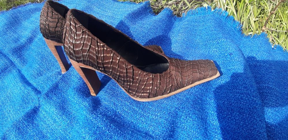 Shadey buty czółenka brązowe 37 wyjątkowe