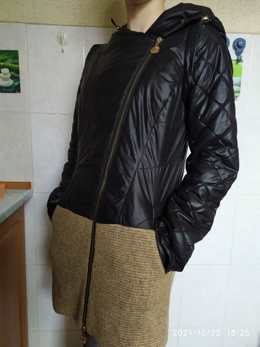Куртка, пальто 38-40р, для девочки, как новое, жилетка