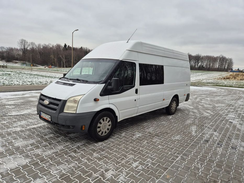 Ford Transit  Ford Transit 2.4 TDCI 2010r Jumbo 6 osobowy Zadbany RWD Klima Tempomat