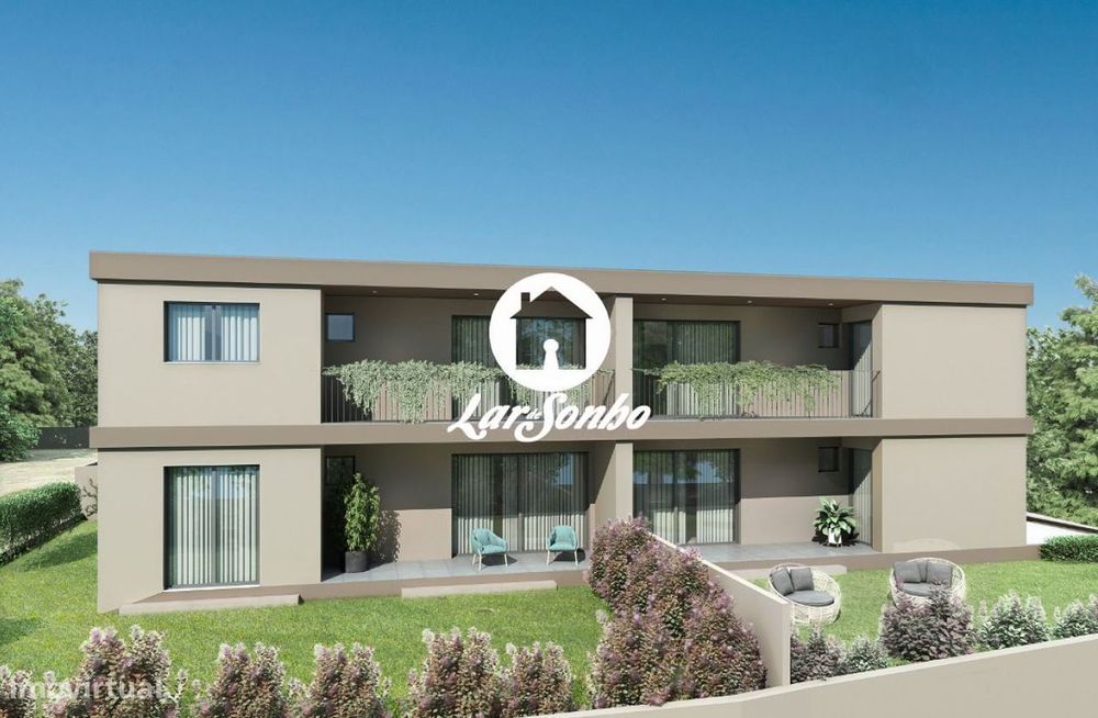 Apartamento T2 novo com jardim